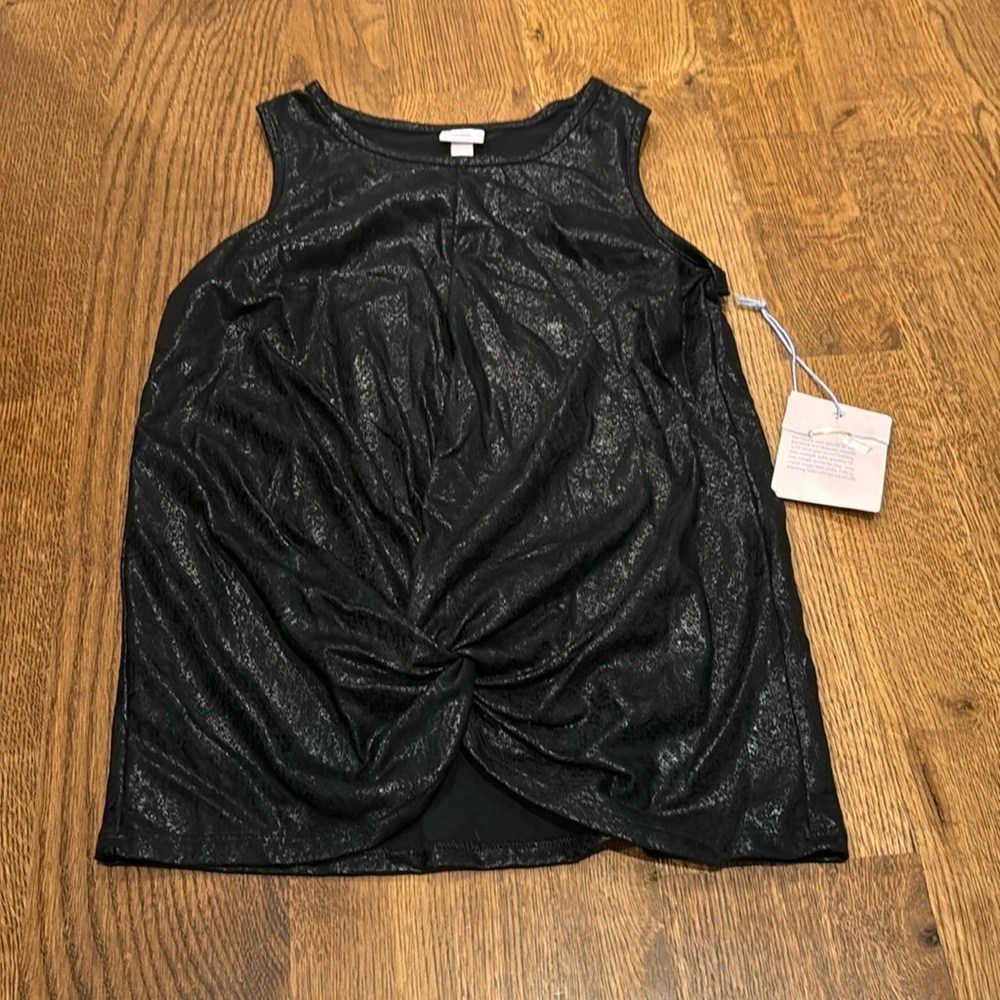 NWT More than Magic Girls Tanktop Black Size Large